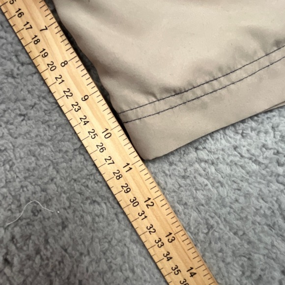 US Polo Assn Shorts Mens Extra Large Tan Black Drawstring Swim Trunks USPA Logo - Picture 3 of 6